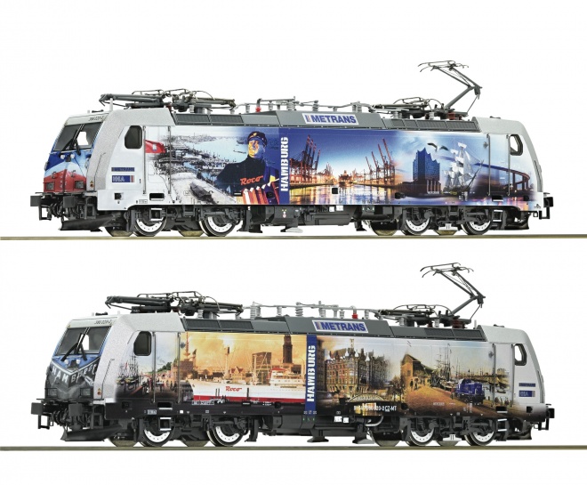 Electric locomotive BR 386 of  Metrans  150 Years  Hamburg Port Railway<br /><a href='images/pictures/Roco/Roco-73665.jpg' target='_blank'>Full size image</a>